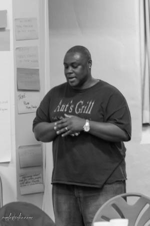 Antron, telling his story...